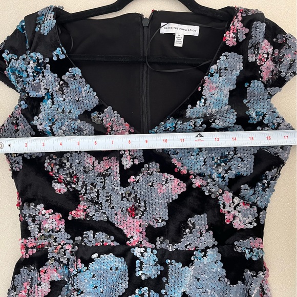 Dress The Population Sequin Cocktail Dress - Picture 4 of 7